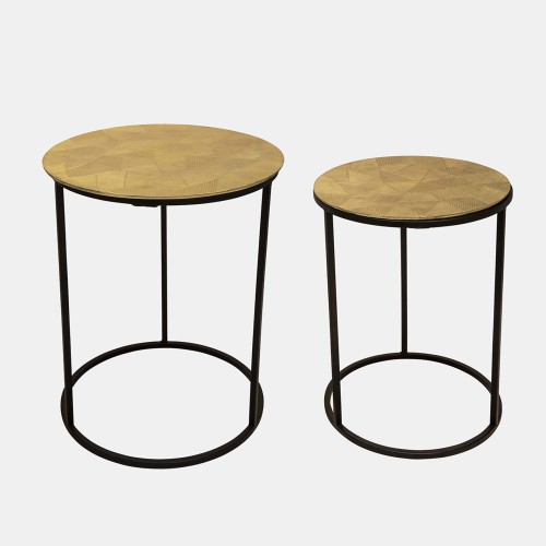 Round Metal Side Tables